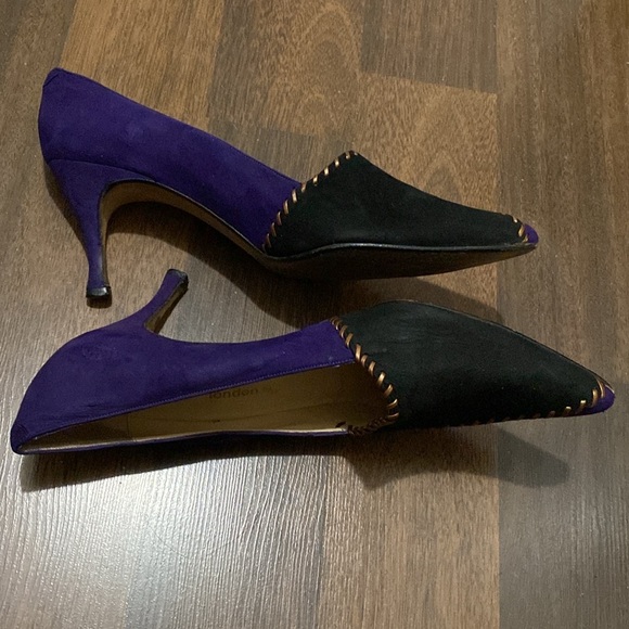 Sacha London Suede  Pointed Toe Heel Pumps Size 10 - Picture 14 of 16
